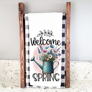 Handcrafted sublimated kitchen towel